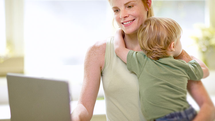 Grafik für -Weiterbildung in der Karenz: Büffeln in der Babypause? 