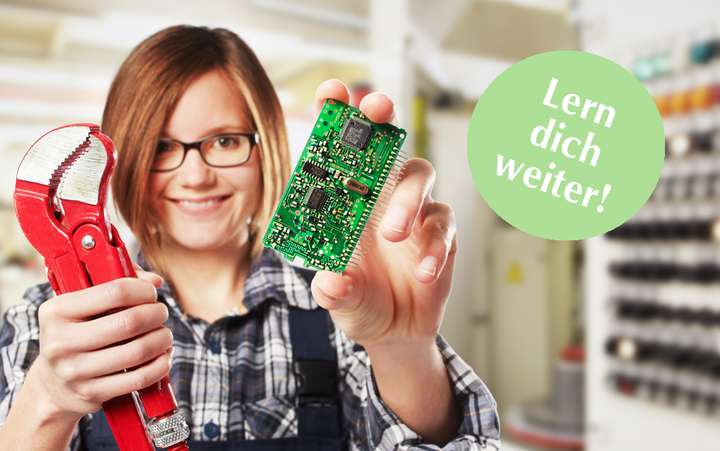 Grafik für -Lern‘ dich weiter: Installateur werden