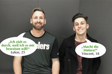 Zu Blogartikel 'So geht Berufsreifeprüfung: „Meine Eltern sind stolz auf mich!“' wechseln